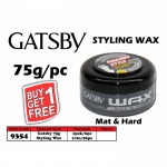 9354 Gatsby Styling Wax 75g - Mat & Hard - Buy1Get1free